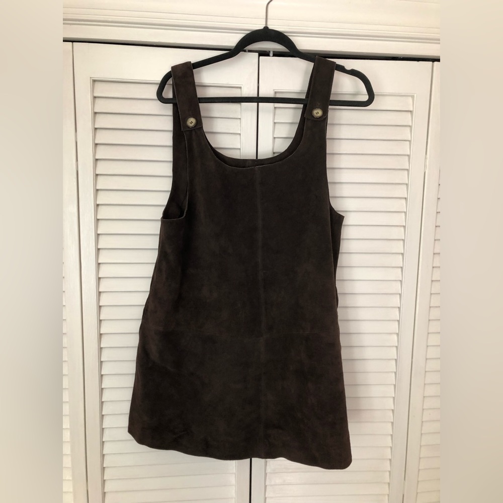 Free People Leather Jumper